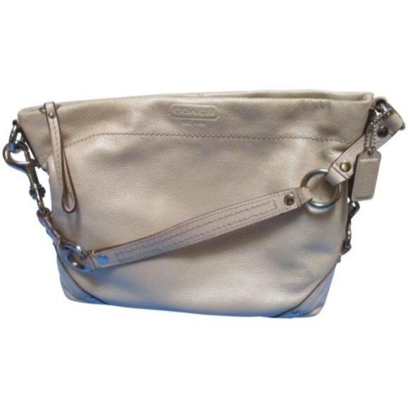 *Coach 1941 Cream Ivory Pebbled Leather Satchel - Picture 1 of 9